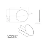 Gorillz-Clever_Zwart-base